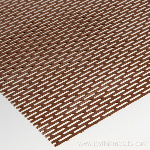 Slotted Hole Perforated metal